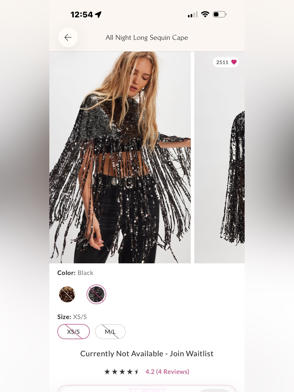 Free People Cape XS/S